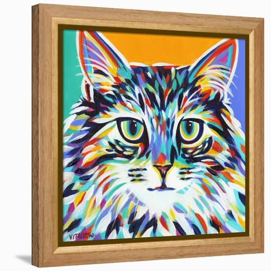 Dramatic Cats I-Carolee Vitaletti-Framed Stretched Canvas