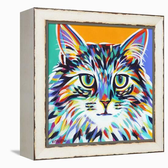 Dramatic Cats I-Carolee Vitaletti-Framed Stretched Canvas
