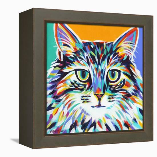 Dramatic Cats I-Carolee Vitaletti-Framed Stretched Canvas