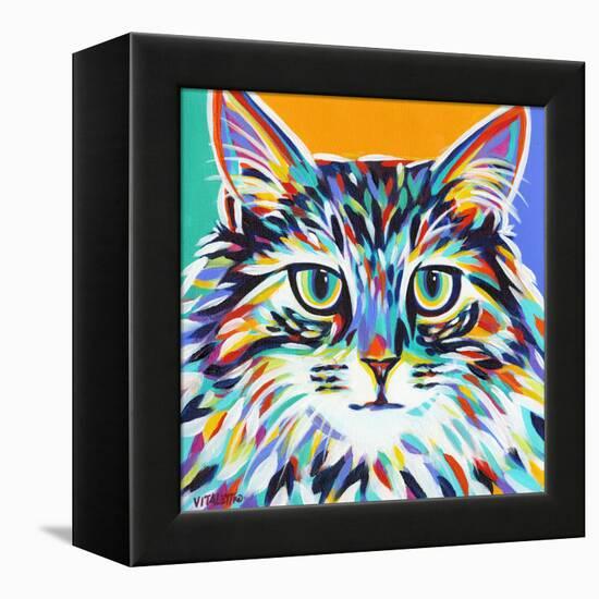 Dramatic Cats I-Carolee Vitaletti-Framed Stretched Canvas