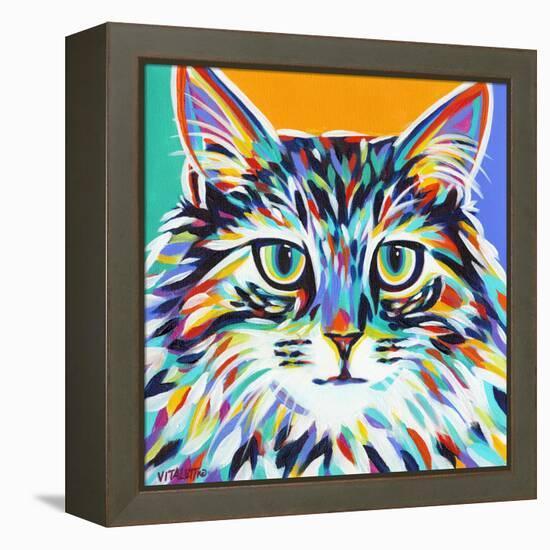 Dramatic Cats I-Carolee Vitaletti-Framed Stretched Canvas