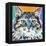 Dramatic Cats I-Carolee Vitaletti-Framed Stretched Canvas