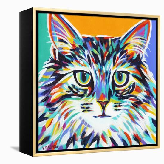 Dramatic Cats I-Carolee Vitaletti-Framed Stretched Canvas