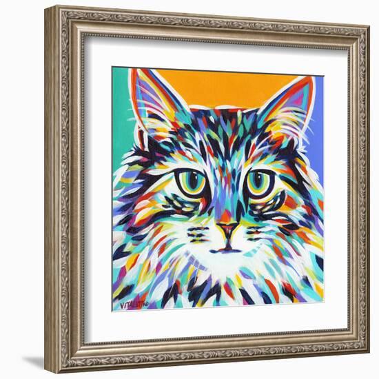 Dramatic Cats I-Carolee Vitaletti-Framed Art Print