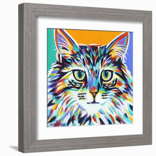 Dramatic Cats I-Carolee Vitaletti-Framed Art Print