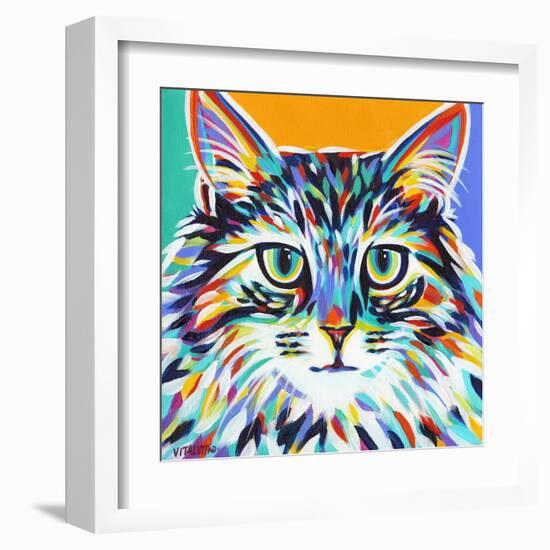 Dramatic Cats I-Carolee Vitaletti-Framed Art Print