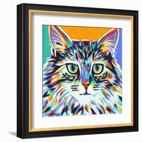 Dramatic Cats I-Carolee Vitaletti-Framed Art Print