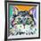 Dramatic Cats I-Carolee Vitaletti-Framed Giclee Print