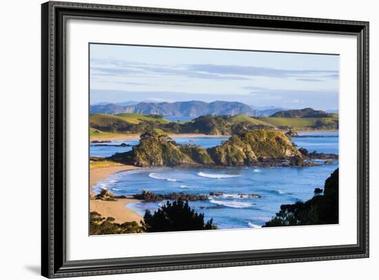 Dramatic Coastal Landscape Near Whangarei, Northland, North Island, New Zealand, Pacific-Doug Pearson-Framed Photographic Print