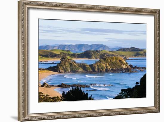 Dramatic Coastal Landscape Near Whangarei, Northland, North Island, New Zealand, Pacific-Doug Pearson-Framed Photographic Print