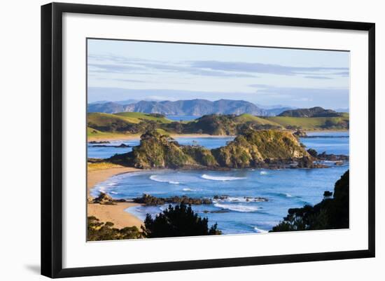 Dramatic Coastal Landscape Near Whangarei, Northland, North Island, New Zealand, Pacific-Doug Pearson-Framed Photographic Print