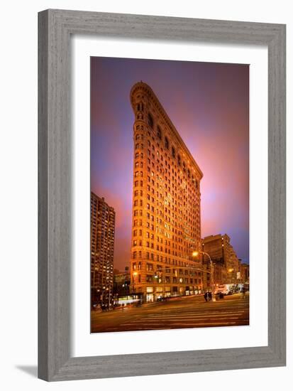 Dramatic Flatiron-Natalie Mikaels-Framed Photographic Print