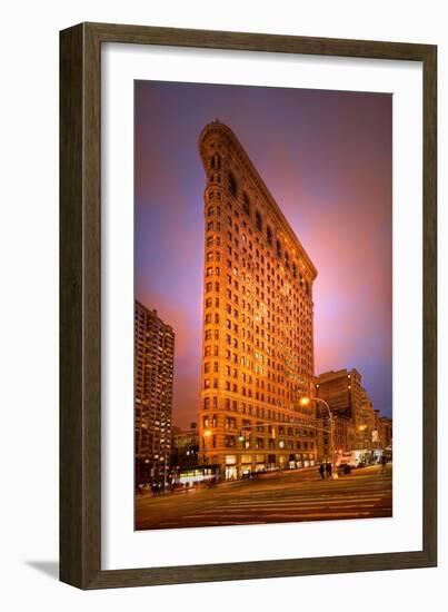 Dramatic Flatiron-Natalie Mikaels-Framed Photographic Print