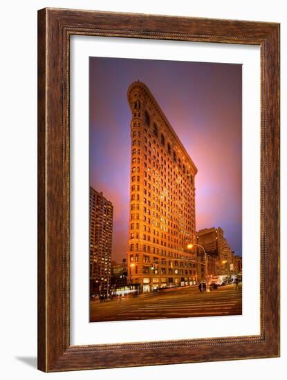 Dramatic Flatiron-Natalie Mikaels-Framed Photographic Print