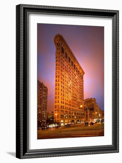 Dramatic Flatiron-Natalie Mikaels-Framed Photographic Print