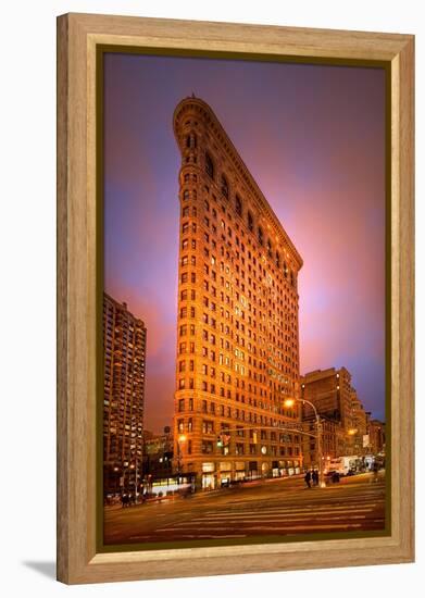 Dramatic Flatiron-Natalie Mikaels-Framed Premier Image Canvas