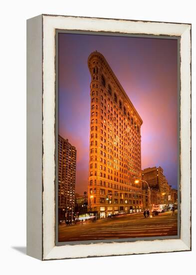 Dramatic Flatiron-Natalie Mikaels-Framed Premier Image Canvas