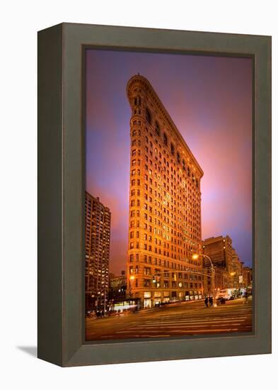 Dramatic Flatiron-Natalie Mikaels-Framed Premier Image Canvas