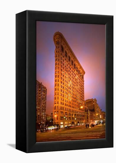 Dramatic Flatiron-Natalie Mikaels-Framed Premier Image Canvas