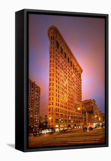 Dramatic Flatiron-Natalie Mikaels-Framed Premier Image Canvas