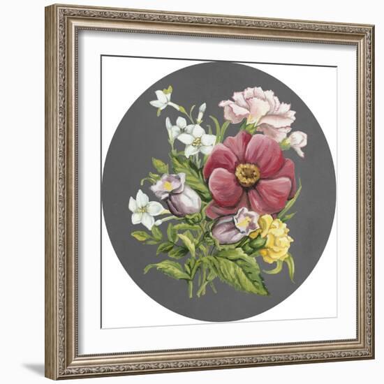 Dramatic Floral Bouquet I-Megan Meagher-Framed Art Print
