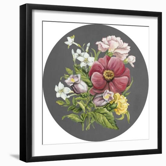 Dramatic Floral Bouquet I-Megan Meagher-Framed Art Print