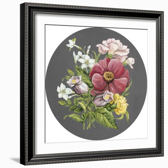 Dramatic Floral Bouquet I-Megan Meagher-Framed Art Print