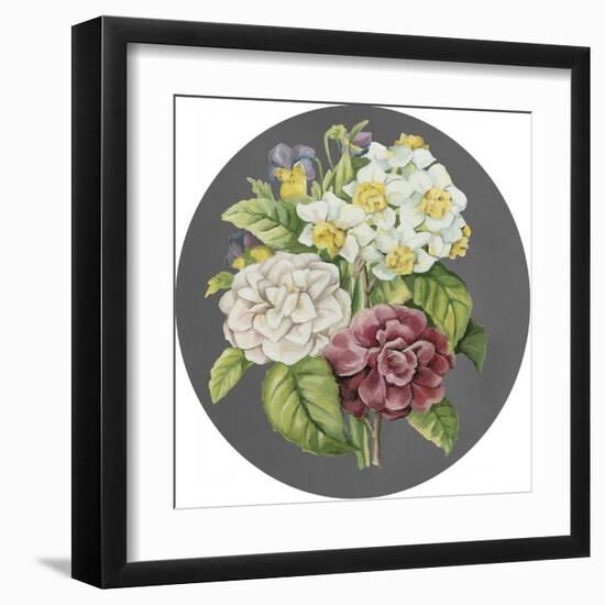Dramatic Floral Bouquet II-Megan Meagher-Framed Art Print