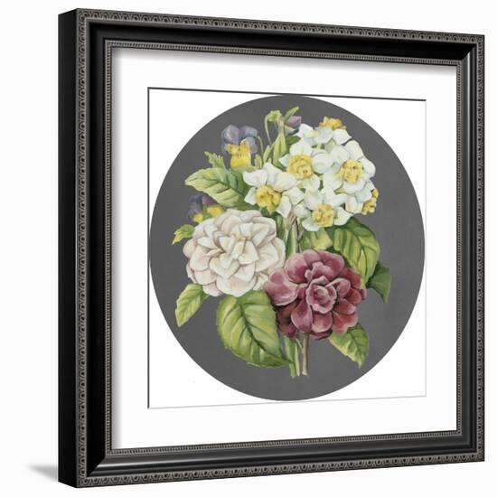 Dramatic Floral Bouquet II-Megan Meagher-Framed Art Print