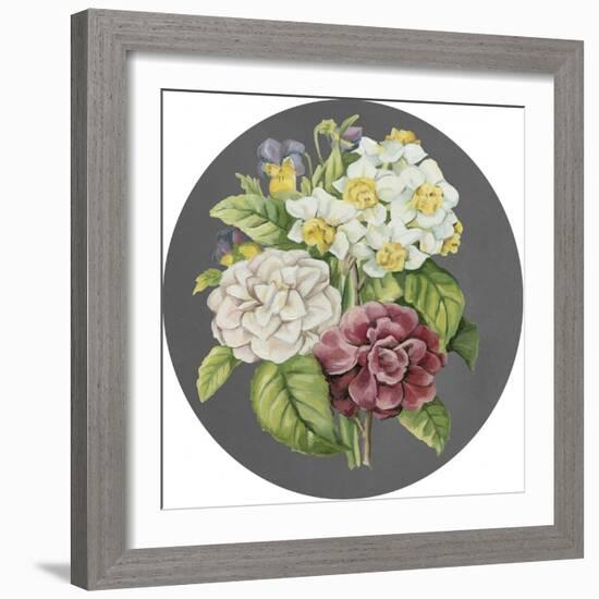 Dramatic Floral Bouquet II-Megan Meagher-Framed Art Print