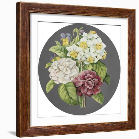 Dramatic Floral Bouquet II-Megan Meagher-Framed Art Print