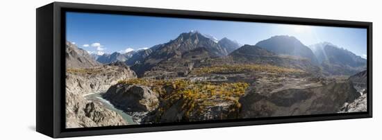 Dramatic Himalayan mountains in the Skardu valley, Gilgit-Baltistan, Pakistan, Asia-Alex Treadway-Framed Premier Image Canvas