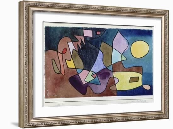 Dramatic Landscape, 1928-Paul Klee-Framed Giclee Print