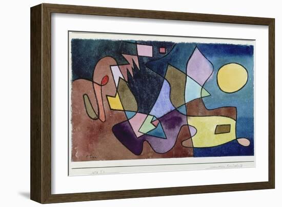 Dramatic Landscape, 1928-Paul Klee-Framed Giclee Print