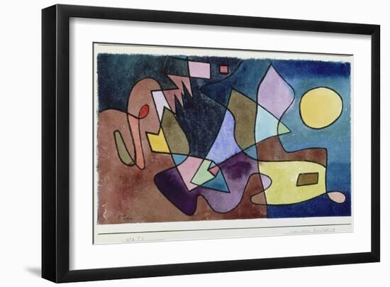 Dramatic Landscape, 1928-Paul Klee-Framed Giclee Print