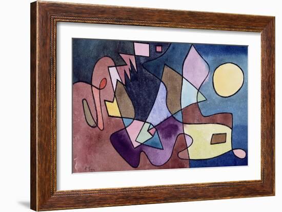 Dramatic Landscape; Dramatische Landschaft-Paul Klee-Framed Giclee Print