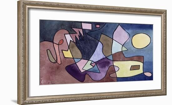 Dramatic Landscape-Paul Klee-Framed Art Print