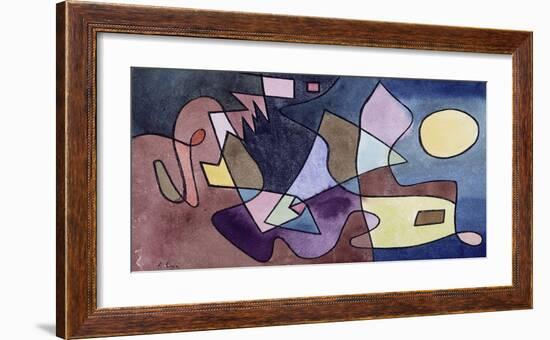 Dramatic Landscape-Paul Klee-Framed Art Print