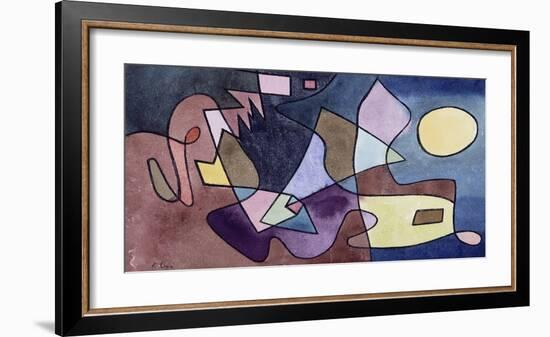 Dramatic Landscape-Paul Klee-Framed Art Print