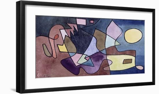 Dramatic Landscape-Paul Klee-Framed Art Print