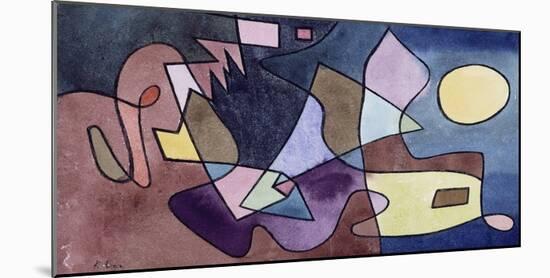 Dramatic Landscape-Paul Klee-Mounted Art Print