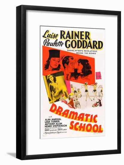 Dramatic School-null-Framed Art Print