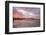 Dramatic skies over Herne Bay Pier at dusk, Herne Bay, Kent, England, United Kingdom, Europe-Andrew Sproule-Framed Photographic Print