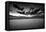 Dramatic Sky over Desert Dunes Black and White Landscapes Photography-Kris Wiktor-Framed Premier Image Canvas