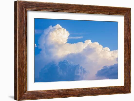 Dramatic Sky with Stormy Clouds-AwaylGl-Framed Photographic Print