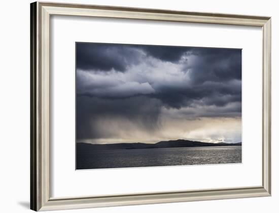 Dramatic Storm Clouds over Lake Titicaca, Peru, South America-Matthew Williams-Ellis-Framed Photographic Print
