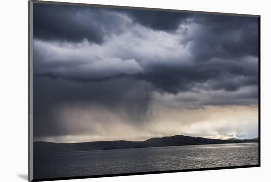 Dramatic Storm Clouds over Lake Titicaca, Peru, South America-Matthew Williams-Ellis-Mounted Photographic Print