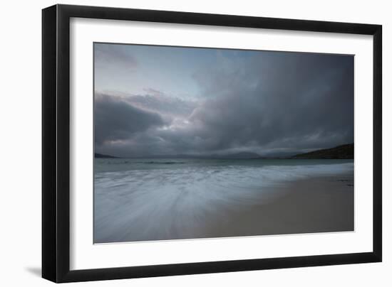 Dramatic Stormy Skies and Flowing Tide-Stewart Smith-Framed Photographic Print