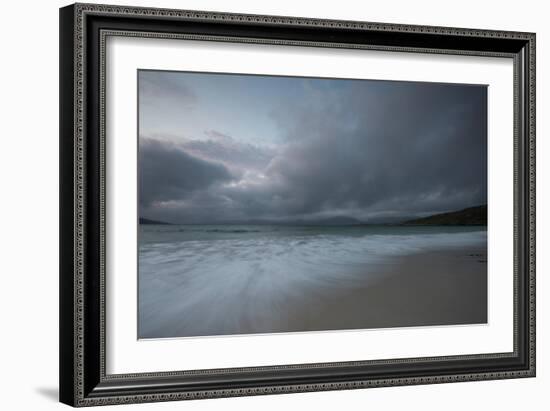 Dramatic Stormy Skies and Flowing Tide-Stewart Smith-Framed Photographic Print