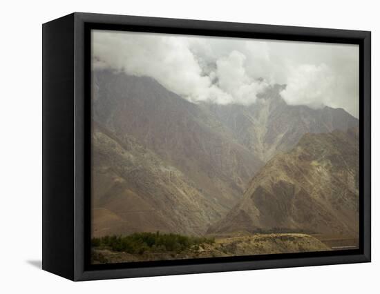 Dramatic Summer Monsoon Clouds Over the Karakoram Ranges, Northern Areas, Pakistan-Don Smith-Framed Premier Image Canvas
